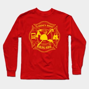 Papa Hash Apparel: Garden Hose Brigade maltese Long Sleeve T-Shirt